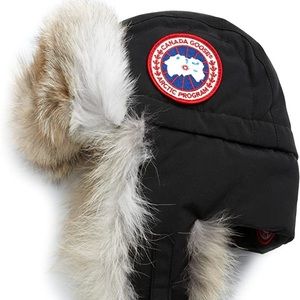 Canada Goose Aviator Hat // Black // S-M
